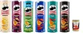 Pringles Variety Pack 6er, Emmental, Texas BBQ, Sour Cream & Onion, Ketchup, Pizza, Hot & Spicy, Stapelchips Party-Mix, wiederverschließbarer Deckel, knuspriger Snack 6× 175 g + Italian Gourmet polpa