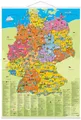 Erlebniskarte „Deutschland Politisch“ mit Beleistung: Karte mit Metall-Beleistung