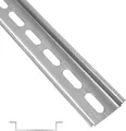 ARLI Hutschiene 35 x 7 x 200 mm gelocht Stahl verzinkt Tragschiene für Verteilerkasten Schaltschrank
