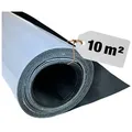Hanse Syntec Systems Dachbahn EPDM Dachbahn selbstklebend Schwarz – DIY Dach & Carport, (1-St), selbstklebend, 100x500cm, schwarz 1 m x 10 m