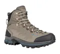 Lowa Randir Mid GTX (Trekking, Veloursleder, wasserdicht) steinbraun/petrol Wanderschuh
