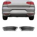 Stoßstangen Diffusor Auspuffrahmen für VW Passat B8 2014-2019 Edelstahl Chrom
