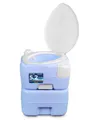 Pyle Campingtoilette Camping Toiletten - 20L, Chemietoilette mit Handyhalter, 120 Spülungen, 12L Frischwassertank, Reinigungssprühgerät, Campingklo - Mobiles WC