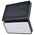 Lutec 6935501330 LED-Solar-Außenwandleuchte Tuda mit Bewegungssensor 1x8,5W | 1000lm | 2700-6500K | IP44 - schwarz