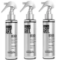 3er Beach Waves Force 2 Texturizing Salt Spray Tecni Art Loreal Professionnel 150 ml