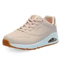 Skechers Damen UNO Shimmer Away Sneaker, Natur, 36 EU