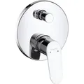UP-Wannenmischer Hansgrohe Focus Rosette Ø 150 mm chrom mit Rückflussverhinderer