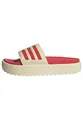 adidas Damen Adilette Platform Slides, warm vanilla/semi lucid red/semi lucid red, 43 EU