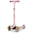 Kinderroller 3-Räder LIONELO Jessy Kinderscooter bis 50KG LED Räder Pink Rose