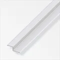 alfer Z-Abschluss-Profil 1 m, 15 x 20 x 9 mm Aluminium eloxiert silber