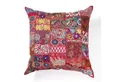 Casa Moro Dekokissen Orientalisches Patchwork Kissen Mar 40x40 cm aus Baumwolle, Besticktes Zierkissen