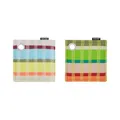 REMEMBER Topflappen Nr 6 2er Set, 18.5 x 18.5 cm – Hitzebeständige Küchen Topflappen aus Baumwolle im Set, Schutz beim Kochen und Backen