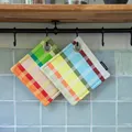 REMEMBER Topflappen Nr. 6 - 2er Set, 100% Baumwolle, 18,5 x 18,5 cm