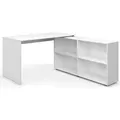 Vicco Eckschreibtisch FlexPlus, 137 x 60 cm, Weiß - Weiß