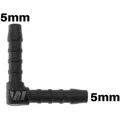WamSter® L 90° Schlauchverbinder Pipe Connector 5mm Durchmesser
