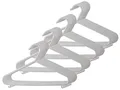BIECO ArtN 90032152 Baby-Kleiderbügel für Babys aus Kunststoff für die Länge des Schranks 29,5 cm, 32 Stück, grau, schmal, ArtN 90032152