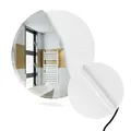 Termofol Heizfolie 230v unter Wandspiegel - Heizmatte Anti-Dampf fur Badezimmer - Badspiegel Heizung Elektrisch - Spiegelheizung Wandheizung Folie - Oval - ⌀ 30 cm((30W)