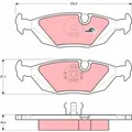 TRW GDB299 Bremsbelagsatz für BMW 3 5 6 E30 E28 E24 Bremse Bremsbeläge