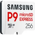 P9 Express 256 GB microSDXC, Speicherkarte weiß, PCIe Gen3.0x1, NVMe 1.3, SD 7.1, UHS-I