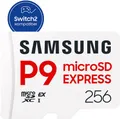 Samsung P9 microSD Express Speicherkarte (256 GB, 800 MB/s Lesegeschwindigkeit)