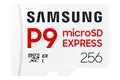Samsung P9 Express microSD Express 256 GB, High-Speed Gaming Speicherkarte für Nintendo Switch 2, bis 800 MB/s Lesen, bis 200 MB/s Schreiben, Für 4K UHD Video, Konsolen und Kameras, MB-MK256T/WW