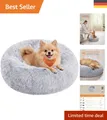Stylisches Hunde- und Katzenbett - Flauschig, Anti-Rutsch, 11 kg Maximalgewicht