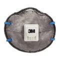 3M 9922C2, FFP2 Atemschutz-Maske, Partikelmaske für Farbstreich- und Maschinenschleifarbeiten, Schutzstufe FFP2, Grau, 2 Stück