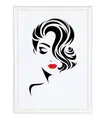 IDEAL TREND Classic Leichter Kunststoffbilderrahmen mit Acrylglas Schutz ohne Kompromisse BD: Farbe: Weiß | Format: 13x18