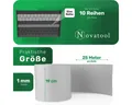 Novatool Doppelstabmattenzaun -, (2-St), Sichtschutzstreifen-Rollen