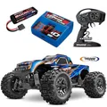 TRAXXAS# Stampede 4x4 VXL Orange + 1x 2S 5000 mAh Akku und 4A ID Lader Traxxas