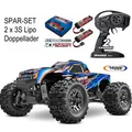 TRAXXAS# Stampede 4x4 VXL Orange +2x 3S 5000 mAh Akku und doppel Lader Traxxas