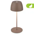Briloner Serina Mini LED Tischlampe kabellos IP44, Dimmbar, Touch, Spritzwassers