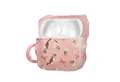 kwmobile Kopfhörer-Schutzhülle In-Ear Kopfhörer Case für Apple Airpods 4, Hülle mit Karabiner - Headphones Case - Katze mit Bänder Design