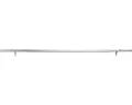 Gardinenstangen Set Innenlauf ausziehbar All in edelstahl-optik 120-210 cm Ø 17/