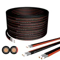Solarkabel Duplex 6mm² PV Kabel TÜV Zertifiziertes 50m Rot/Schwarz 2in1  Kupfer
