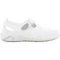 Oxypas LINA OB Berufsschuh für Gastronomie, Lebensmittel, Medizin und Gesundheitswesen, Reinigung, weiß, Gr. 36 - Weiß - 36