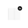 Aqara Wireless Remote Switch H1 - Kabelloser Doppelschalter - 3er-Set