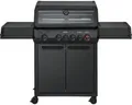 Gasgrill Enders Monroe Pro 4 SIKR Turbo Shadow mit 4 Brennern, Hochleistungshitz