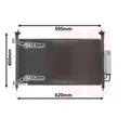 VAN WEZEL Kondensator Klimaanlage für Honda Civic VIII Hatchback FN FK