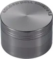 LIHAO Grinder Crusher Tee Kräuter Gewürze Kaffee 4 teilig Set Ø 5 cm Schwarz