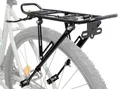 Fahrrad Gepäckträger aus Aluminium, ONE-4-ALL von M-WAVE, verstellbar für 20" - 29", flexible Befestigung, Schwarz