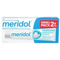 meridol Zahnpasta 2x75ml - Zahncreme bekämpft Zahnfleischentzündungen, antibakterieller Effekt