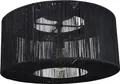 Urban Interiors - Deckenleuchte - Trommel Jute Schwarz - Ø45