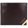 Ted Baker Kornerr Geldbörse Leder 11 cm brn-choc Braun Herren 
