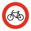 Adco Verkehrszeichen 254 Ronde 600 mm Verbot für Radfahrer RAL-Gütezeichen Folie RA1