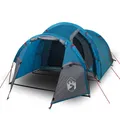 Campingzelt 3 Personen Blau 370x185x116 cm 185T Taft