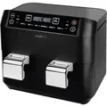 MAXXMEE Heissluft-Fritt. Doppelk. 2x3,8l - Silber