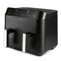 MAXXMEE Heißluftfritteuse Doppelkammer Dual Airfryer 2 Zonen Heißluft Fritteuse