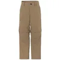 VAUDE Funktionshose Kids Detective Antimos ZO Pants (1-tlg) schnellstrocknende und strapazierfähige Outdoor-Hose braun 110/116