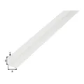 GAH Alberts Winkelprof. gleichsch., ungelocht L1000x B15x H15x S1, 2mm Kunststoff weiß